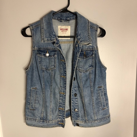 Urban Outfitters Tops - Distressed Denim Vest